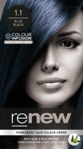 Blue Black Hair Colour