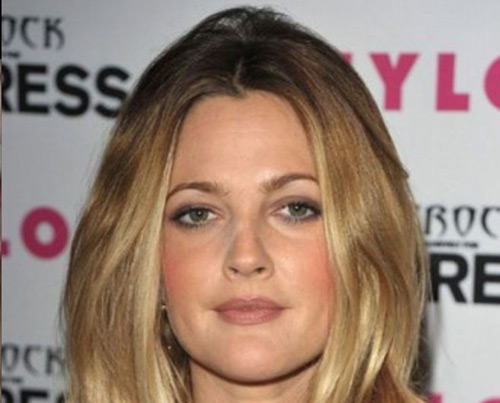Celebrity blonde ombre hair colour