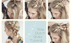 Side Dutch Braid Tutorial turning a bad hair day into a good one