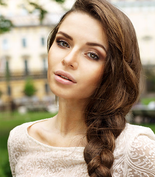 French-Braid-hairstyle-for-a-wedding