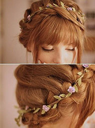 Renew goddess flower crown