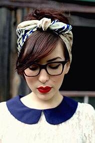 Renew top knot glam