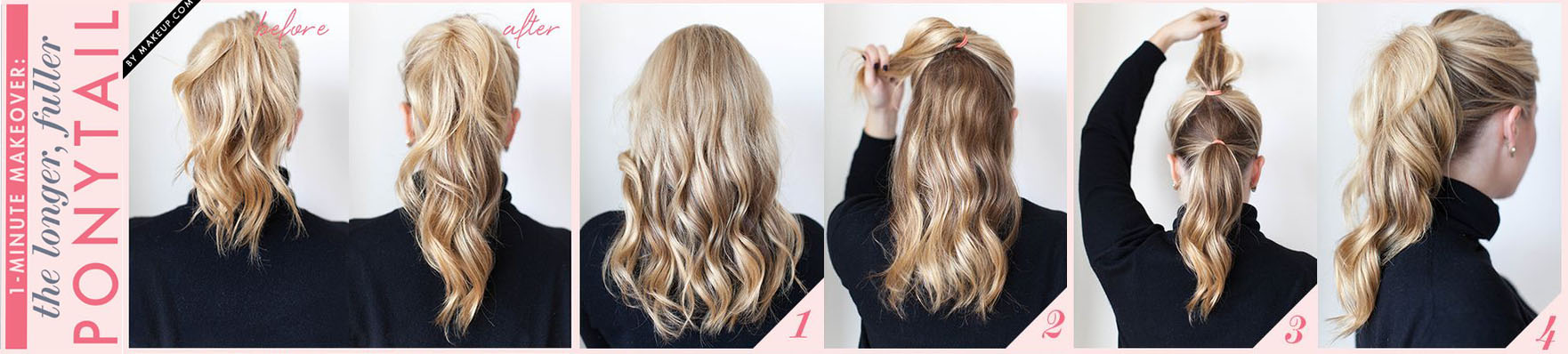 tips for a fuller ponytail
