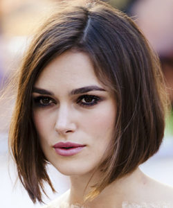 Keira Knightly Hairstyle for Diamond Shaped Face Renew