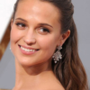 Alicia's beautiful light brown hair