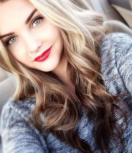 Beautiful blonde highlights