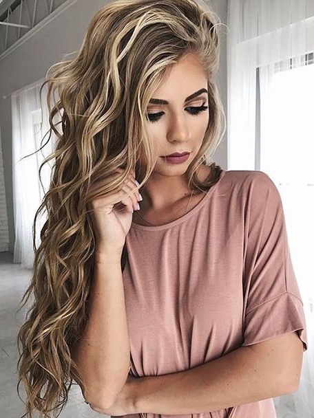 Stunning highlighted hair