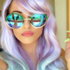 Candy floss hair colour