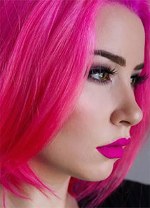Pink Hair Colour with Renew
