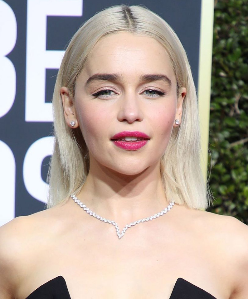 Light Blonde hair with Emilia Clarke and Renew Hair