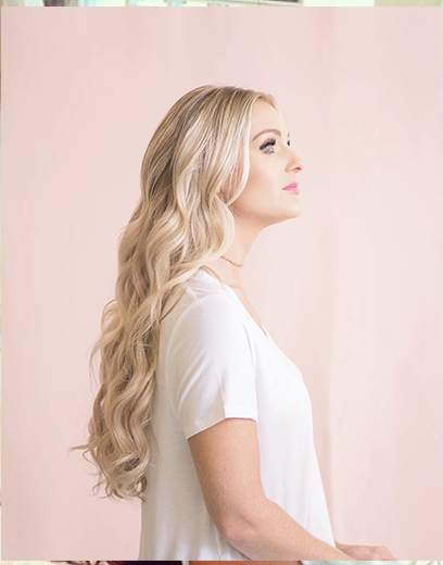 Soft hair look with Renew Beach Sand hair colour