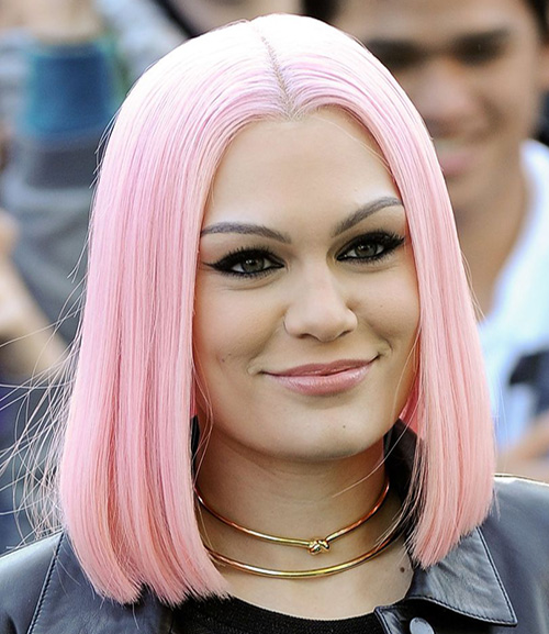 Jessi J pink bob hair trend
