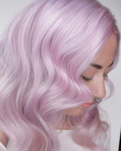 Colour play presents pastel pink hair with Renew