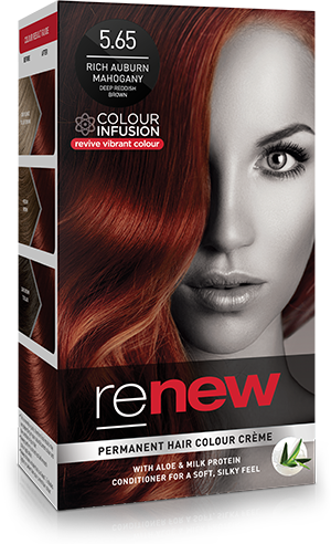 Rich Auburn Mahogany Renew Hair Colour