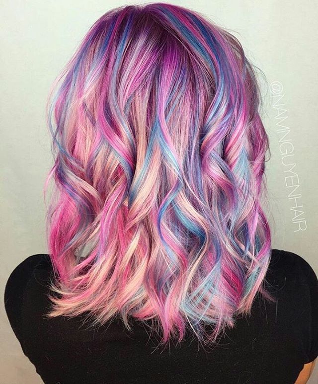 Multi colour summer hair trend