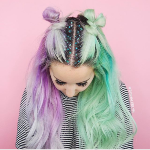 Semi-permanent colour fusion fantasy