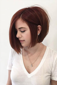 Asymmetrical Bob Hair
