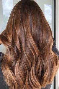 Renew: warm coffee colour hair