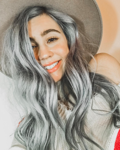 Silver hair with Renew