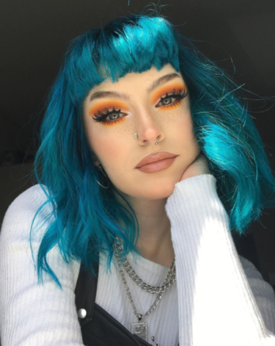 Icy Blue Hair With Renew