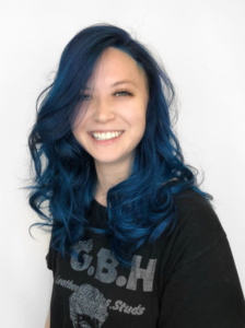 Blueberry hair colour