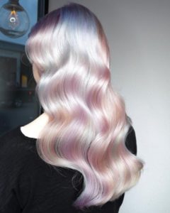 Unicorn hair colour trend
