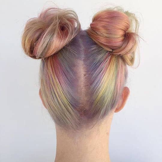 bubblegum unicorn hair