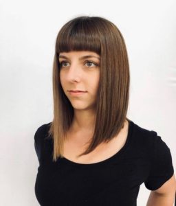 Hazel brown permanent hair colour